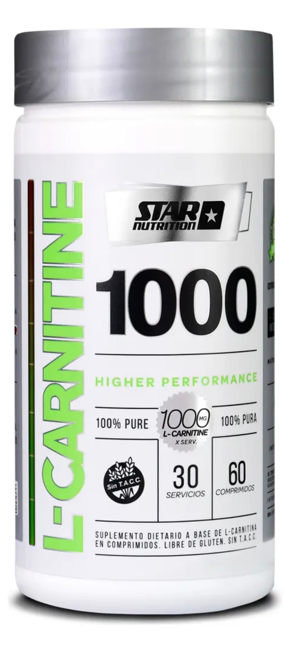 L-Carnitina 1000 Star Nutrition - 60 Cápsulas