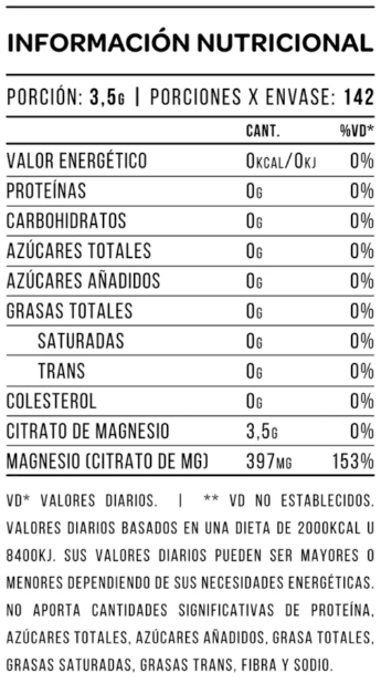 Citrato de Magnesio Puro Star Nutrition - 500g miniatura 3