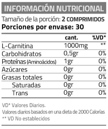 L-Carnitina 1000 Star Nutrition - 60 Cápsulas alternate view