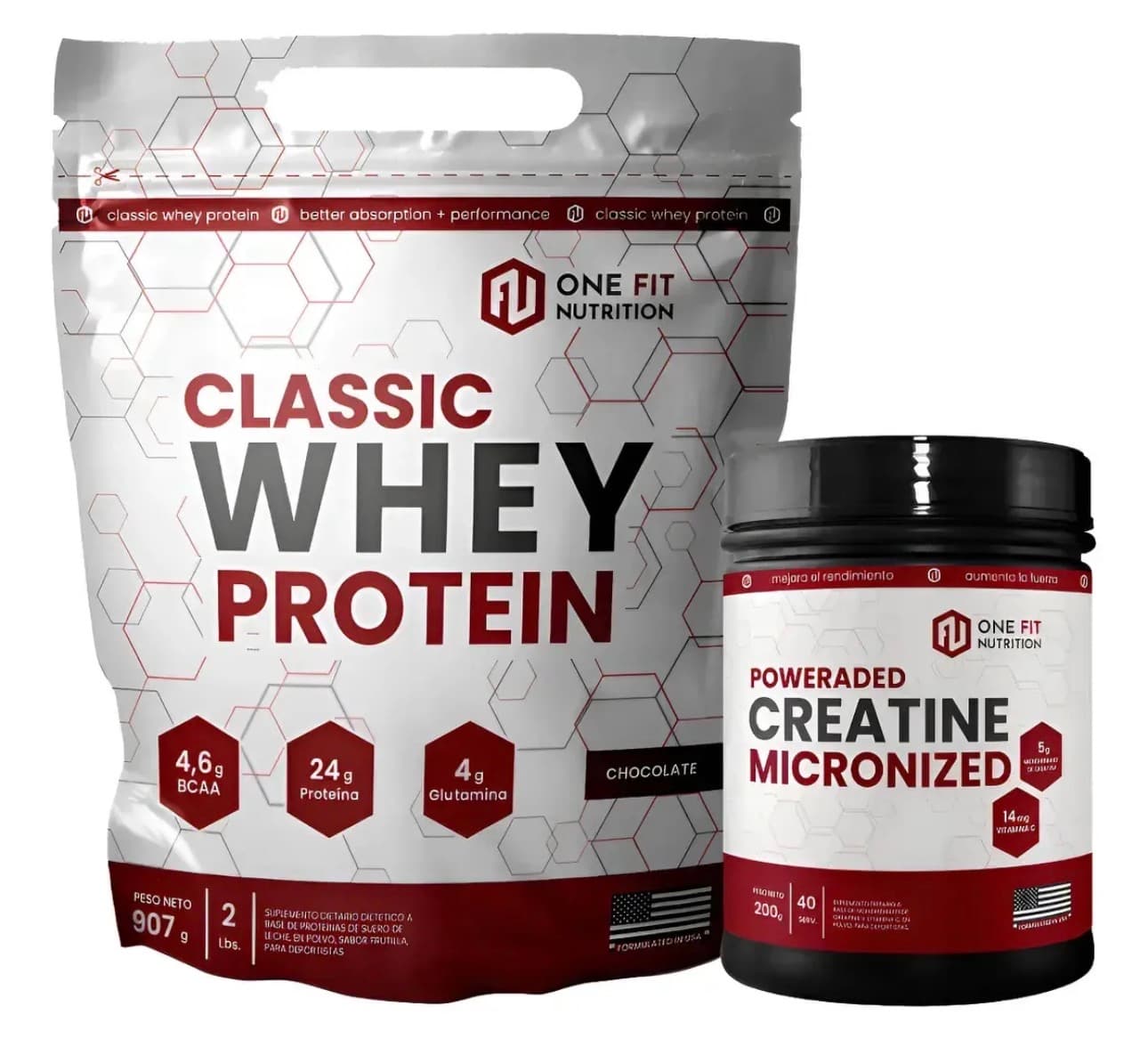 Combo Proteína One Fit + Creatina 200g