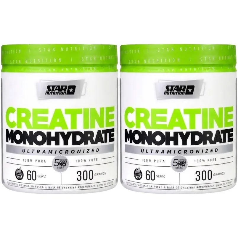 Combo x2 Creatina Star Nutrition en pote